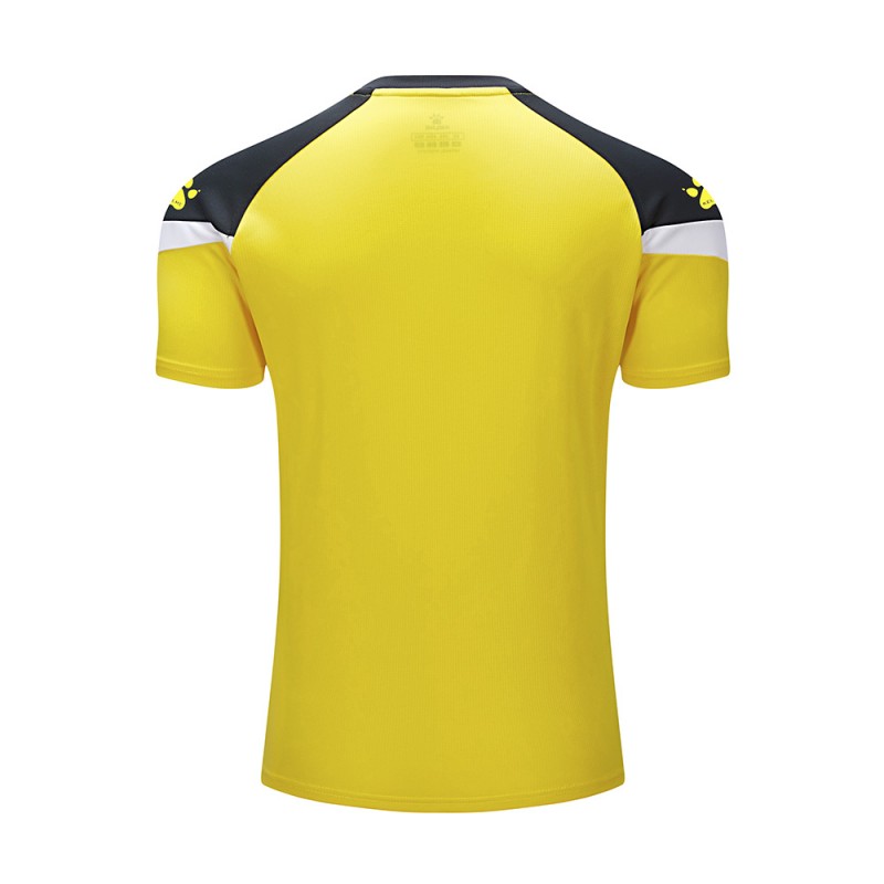 Футболка Kelme желто-черная BRAVO 7351TX1092.9712
