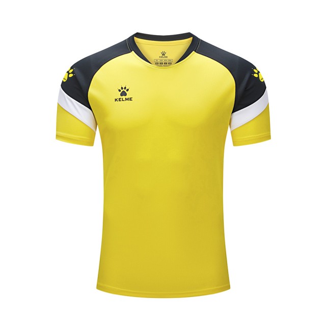 Футболка Kelme желто-черная BRAVO 7351TX1092.9712