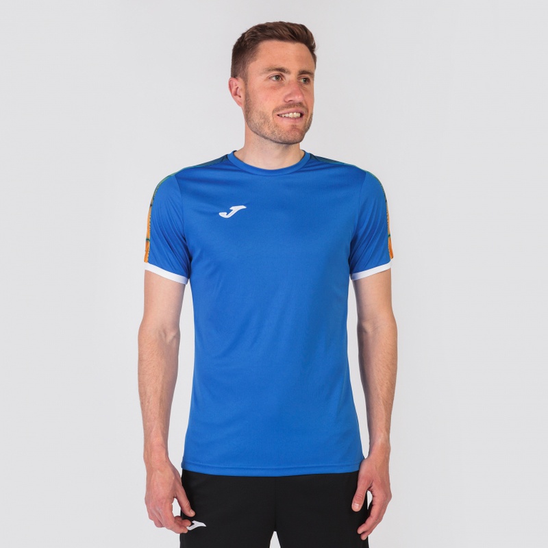 Футболка синяя JOMA CHAMPION STREET II 102123.701