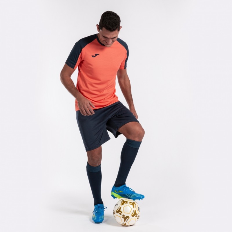 Футболка Joma ECO CHAMPIONSHIP оранжево-т.синя 102748.093