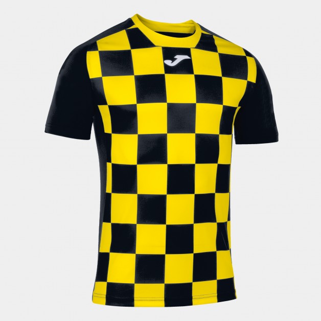 Футболка черно-желтая JOMA FLAG II 101465.109