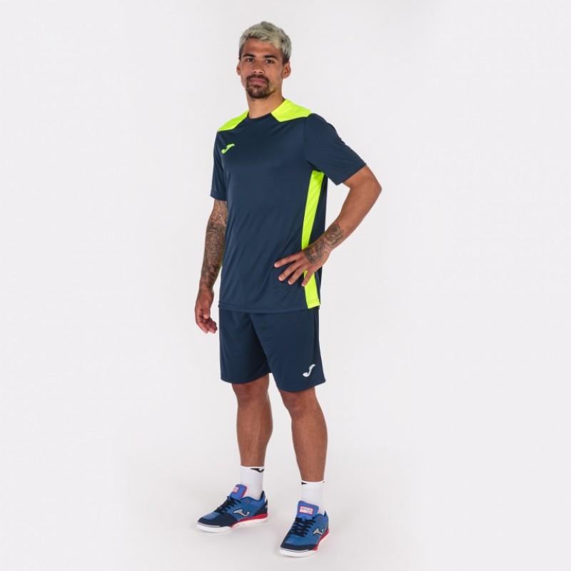 Футболка т.сине-желтая JOMA CHAMPIONSHIP VI 101822.321