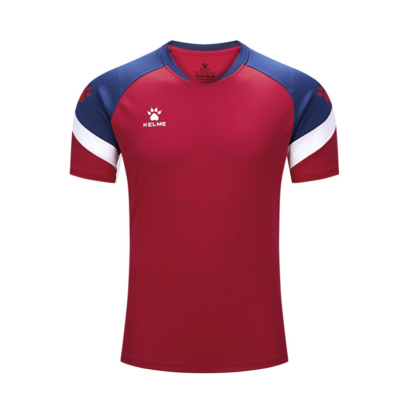 Футболка красно-т.синяя Kelme BRAVO 7351TX1092.9615