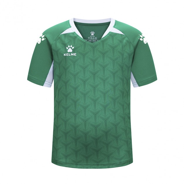 Футболка Kelme VICTORY детская зелено-белая 8351ZB3196.9300