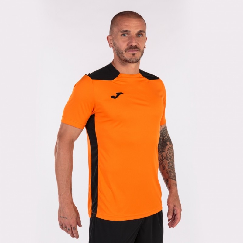 Футболка оранжево-черная JOMA CHAMPIONSHIP VI 101822.881