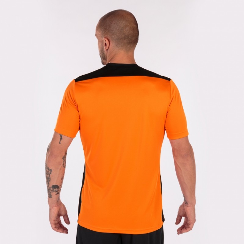 Футболка оранжево-черная JOMA CHAMPIONSHIP VI 101822.881