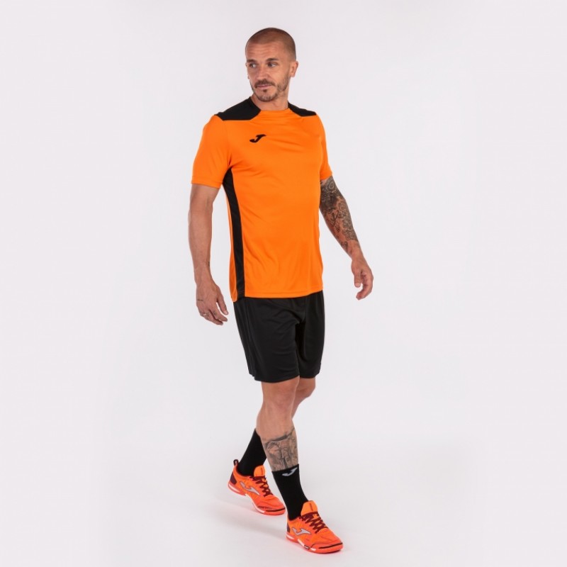 Футболка оранжево-черная JOMA CHAMPIONSHIP VI 101822.881