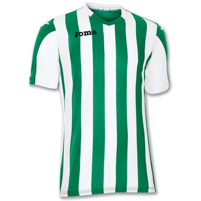 Футболка зелено-белая JOMA COPA 100001.450