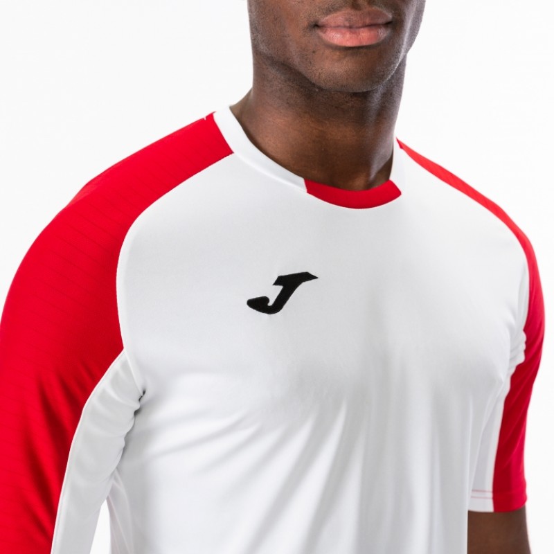 Футболка бело-красная JOMA ESSENTIAL 101105.206