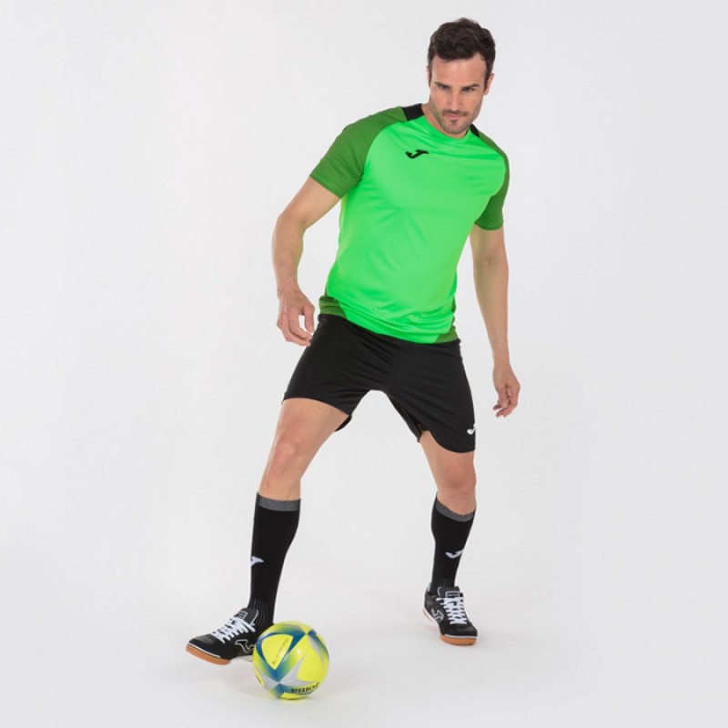 Футболка салатово-черная JOMA ESSENTIAL II 101508.021
