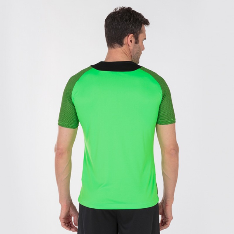 Футболка салатово-черная JOMA ESSENTIAL II 101508.021