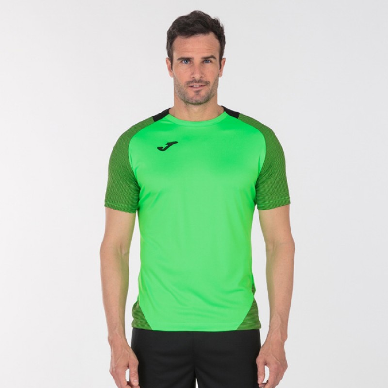Футболка салатово-черная JOMA ESSENTIAL II 101508.021