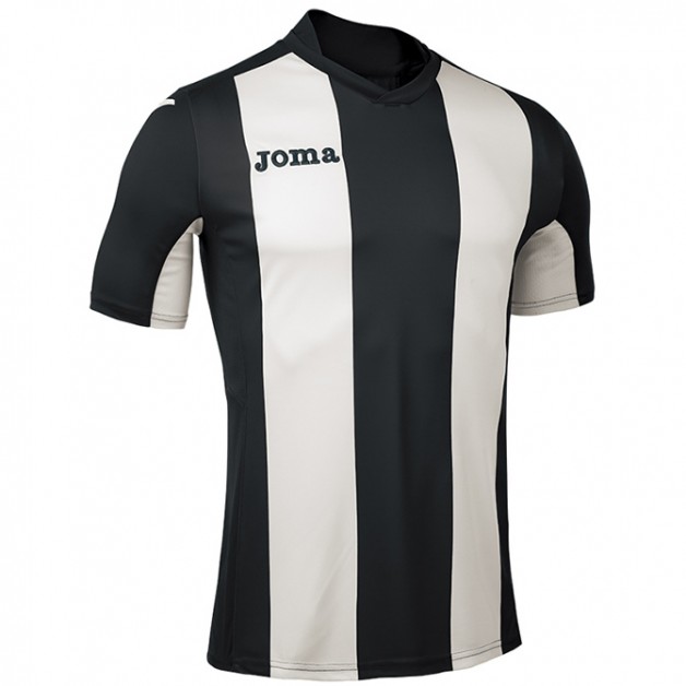 Футболка чорно-бiла JOMA Pisa V 100403.100