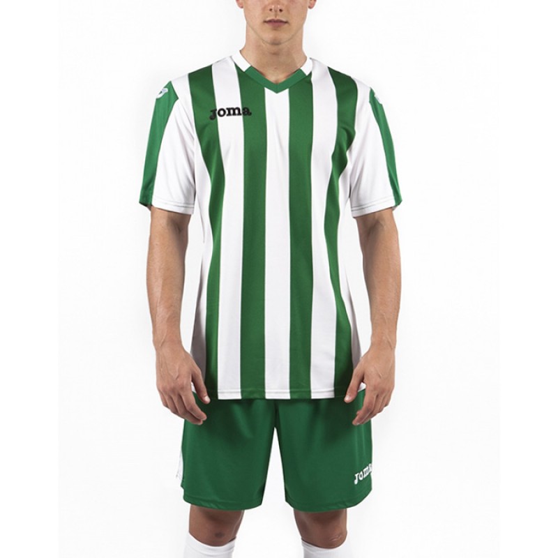 Футболка зелено-белая JOMA COPA 100001.450