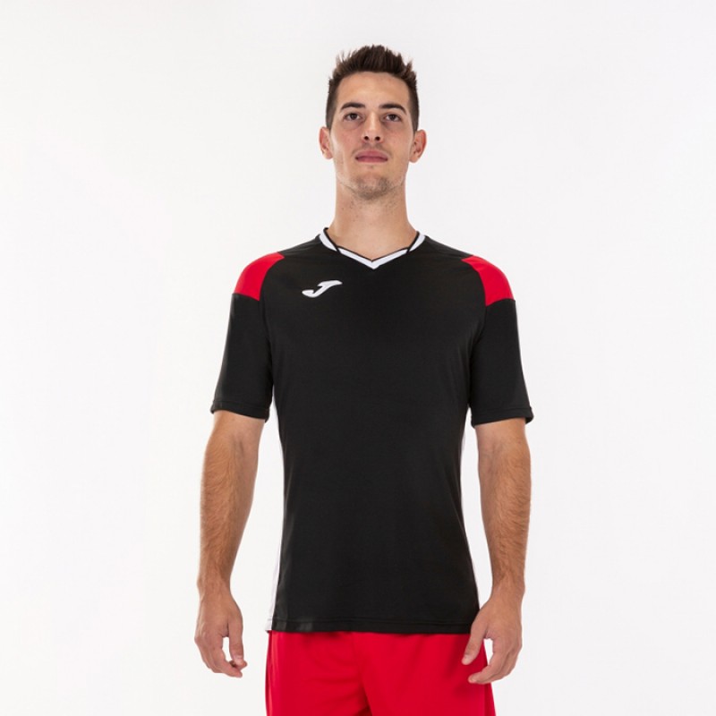 Футболка черно-красно-белая JOMA CREW III 101269.106