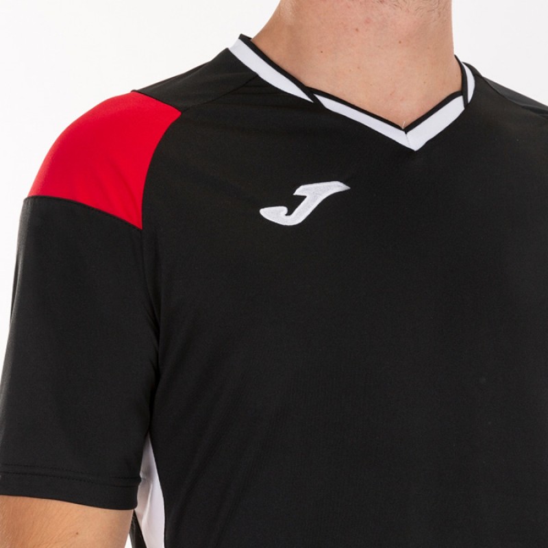 Футболка черно-красно-белая JOMA CREW III 101269.106