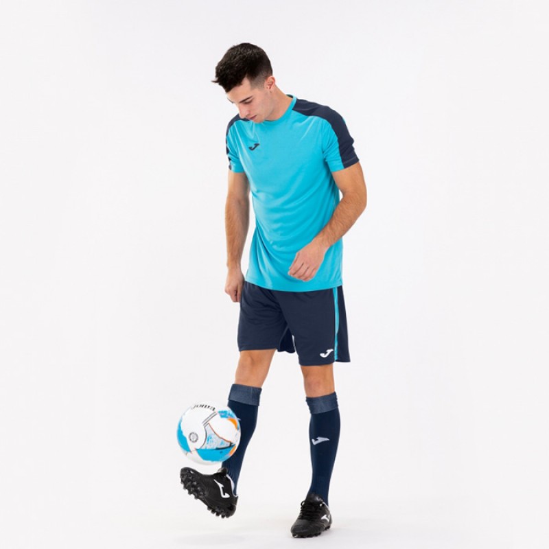 Футболка бирюзово-т.синяя JOMA ACADEMY III 101656.013