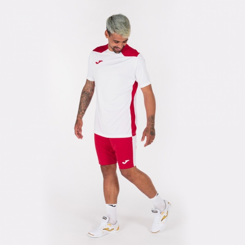 Футболка бело-красная JOMA CHAMPIONSHIP VI 101822.206