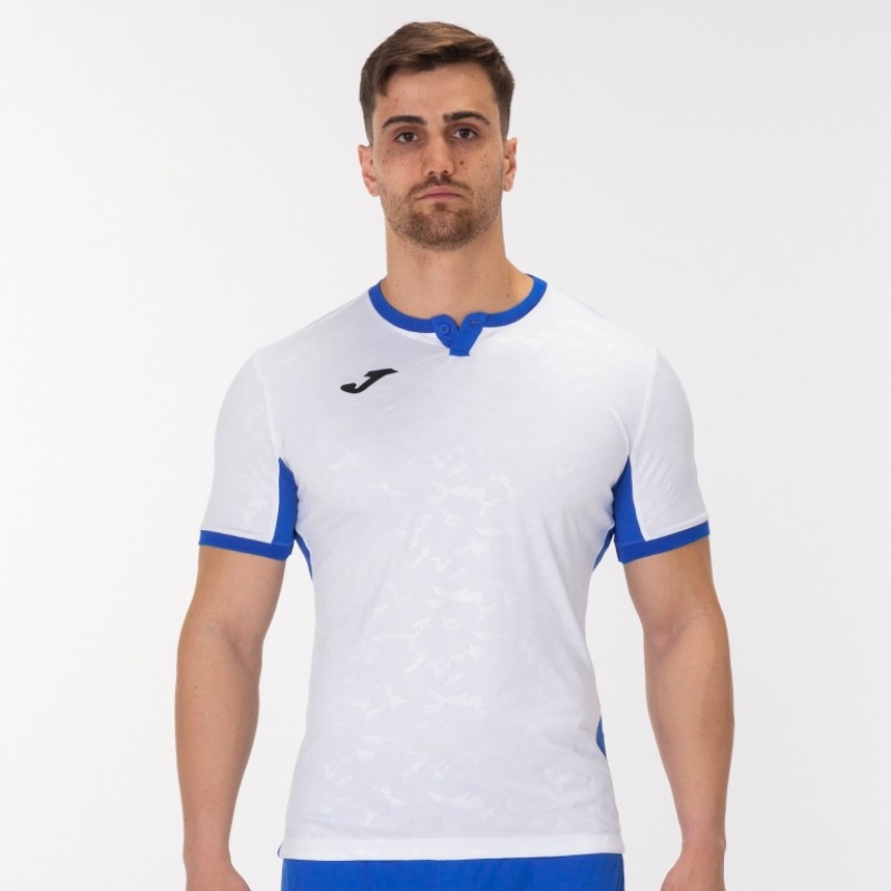 Футболка бело-синяя JOMA TOLETUM II 101476.207
