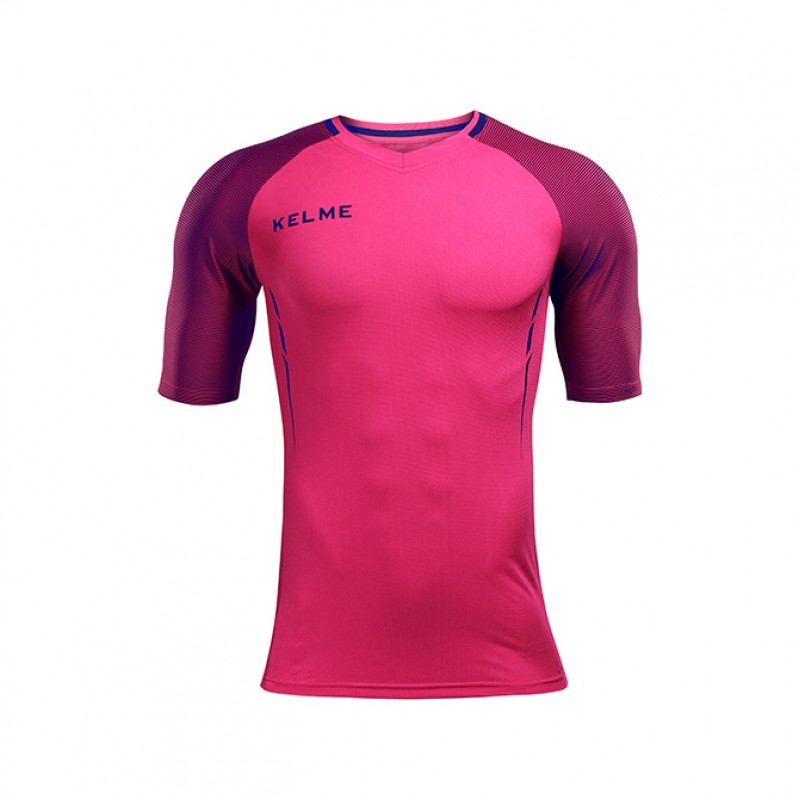 Футболка розово-т.синяя KELME MONTES 3871002.9925