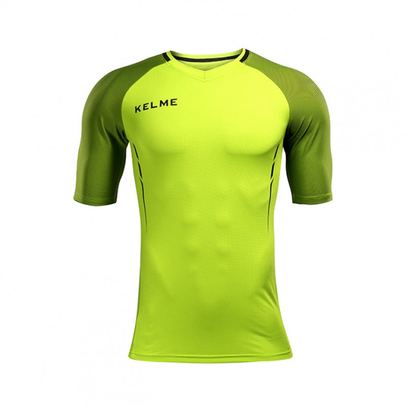 Футболка салатово-черная KELME MONTES 3871002.9933