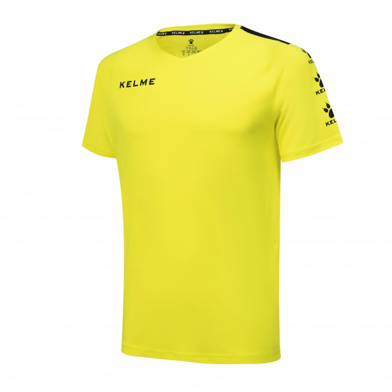 Футболка желто-черная KELME LINCE 78171.0047