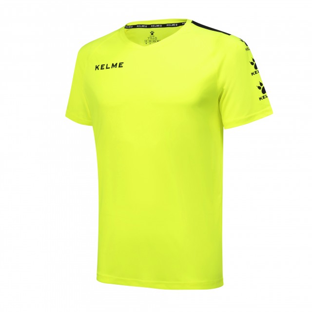 Футболка салатово-черная KELME LINCE 78171.0329