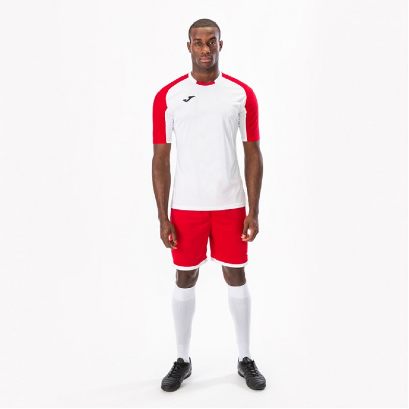 Футболка бело-красная JOMA ESSENTIAL 101105.206