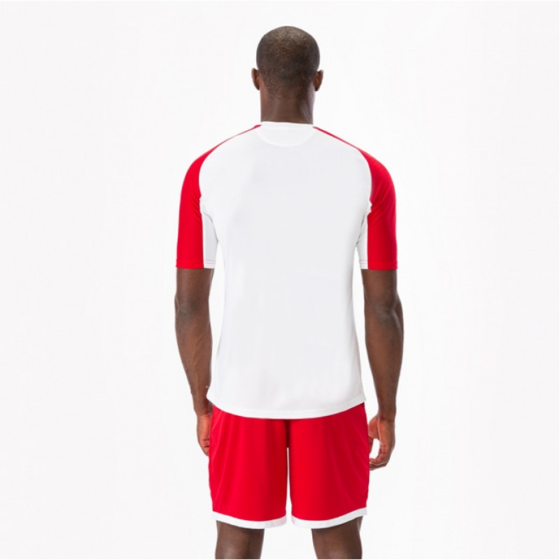 Футболка бело-красная JOMA ESSENTIAL 101105.206
