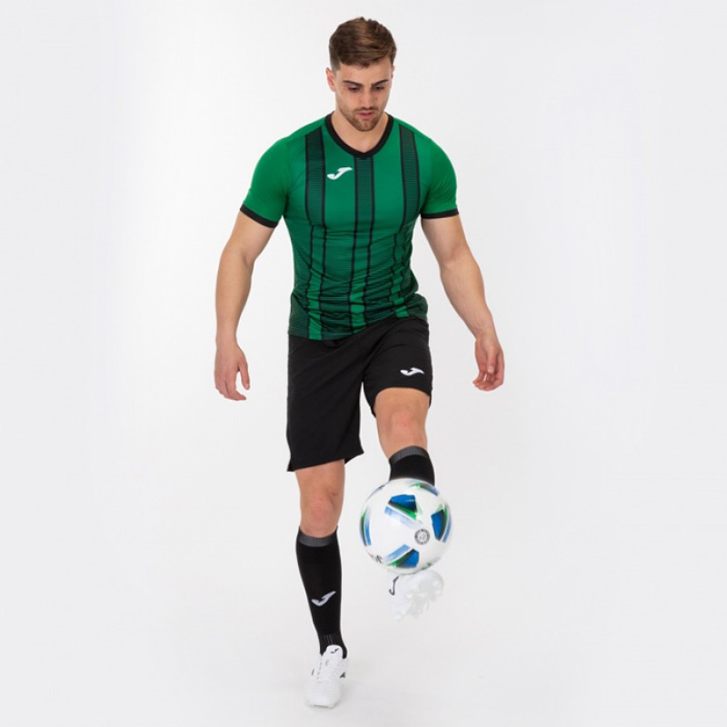 Футболка зелено-чорна JOMA TIGER II 101464.451