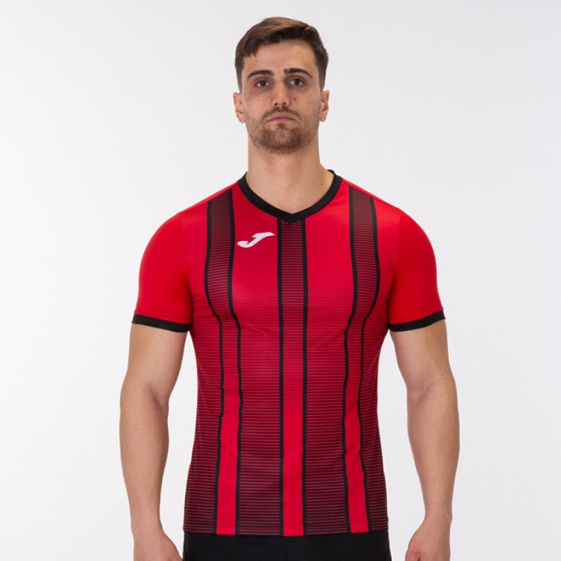 Футболка червоно-чорна JOMA TIGER II 101464.601
