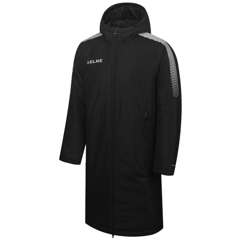 Куртка Kelme длинная черно-салатовая 3871404.9012