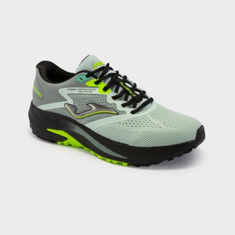 Кросівки чоловічі Joma бігові сіро-салатові SPEED RSPEES2305