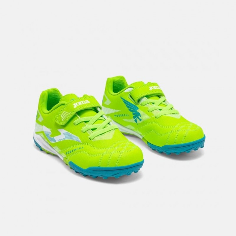 Сороконожки детские Joma POWERFULL зеленые POJS2615TFV