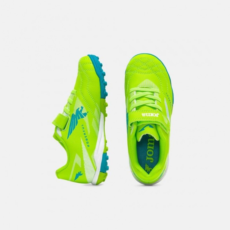 Сороконожки детские Joma POWERFULL зеленые POJS2615TFV