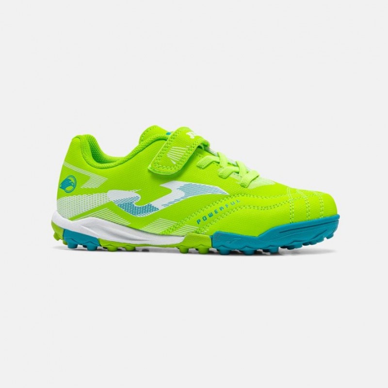 Сороконожки детские Joma POWERFULL зеленые POJS2615TFV