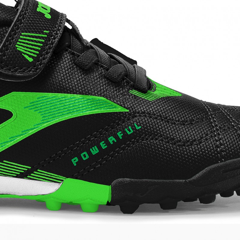 Сороконожки детские Joma POWERFULL черные POJS2601TFV