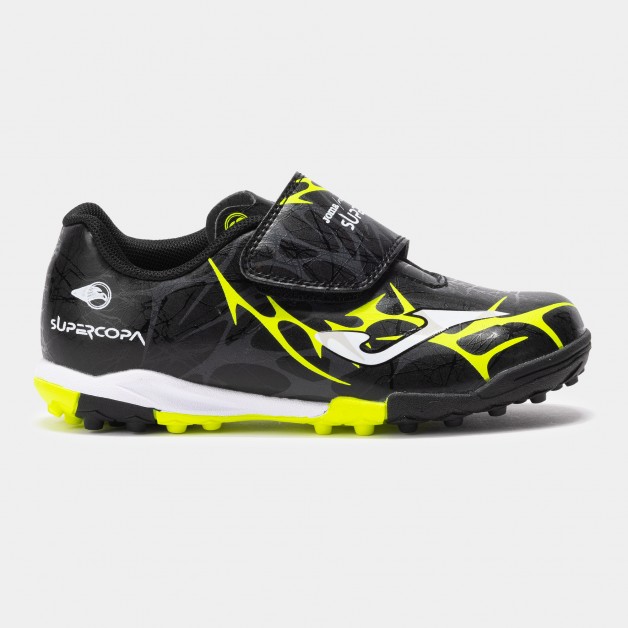 Сороконіжки дитячі чорно-жовті Joma SUPER COPA SCJW2501TFV