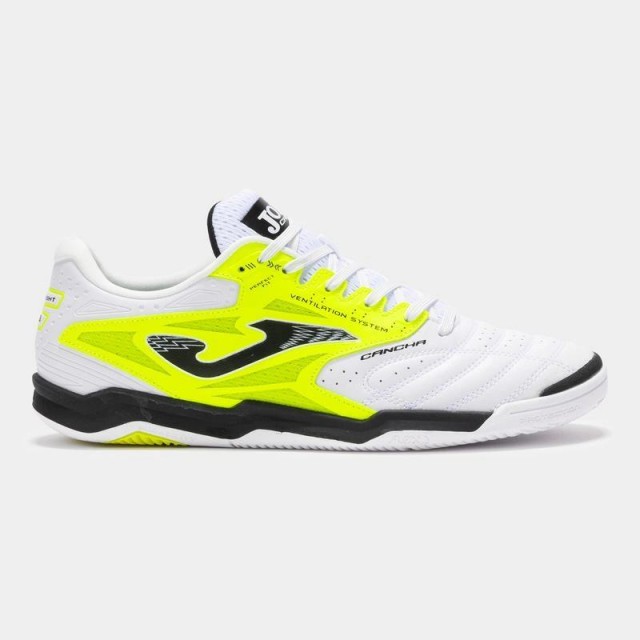 Кроссовки Joma зальные бело-желтые CANCHA CANS2532IN