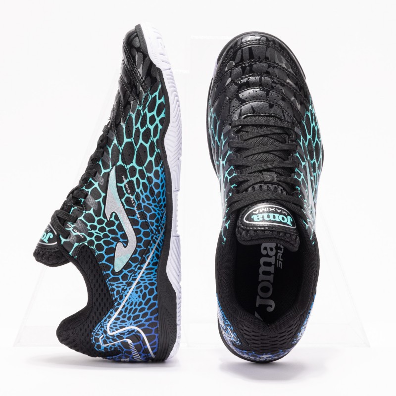 Кроссовки   JOMA зальные черно-бирюзовые MAXIMA MAXS2531IN
