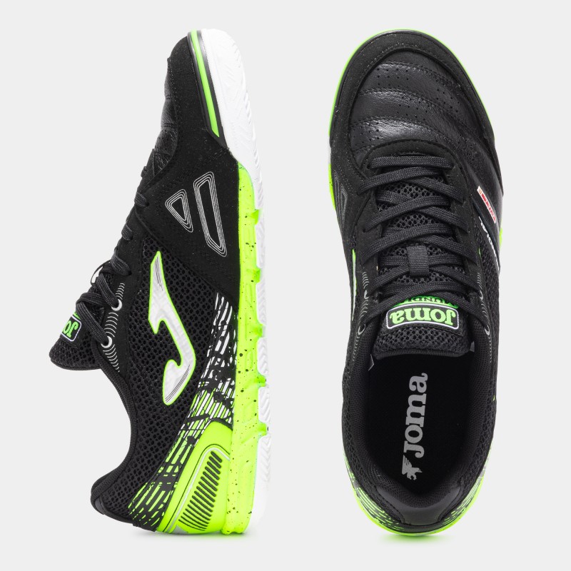 Кроссовки   JOMA зальные черно-зеленые MUNDIAL MUNS2501IN