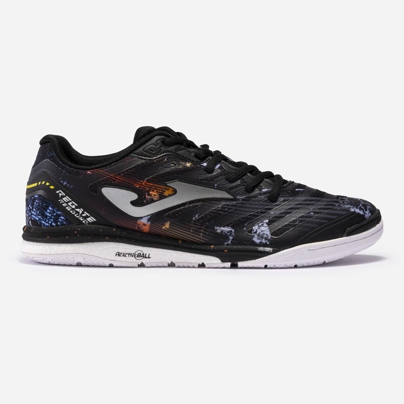 Кроссовки зальные joma черные REGATE REBOUND RREW2301IN
