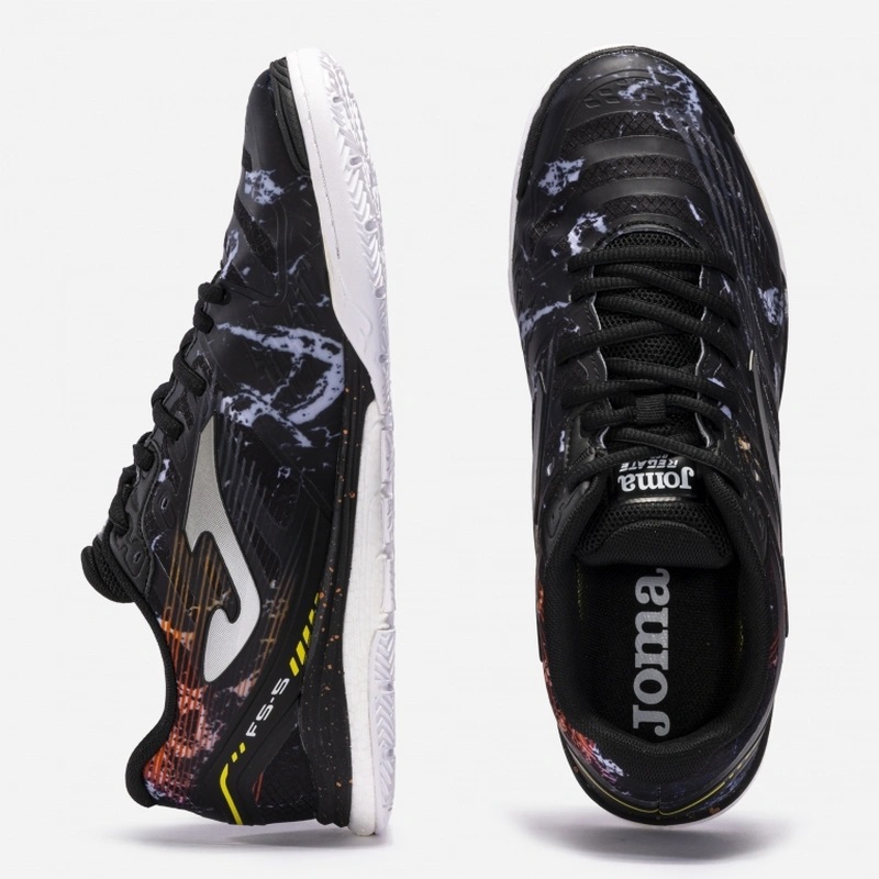 Кроссовки зальные joma черные REGATE REBOUND RREW2301IN