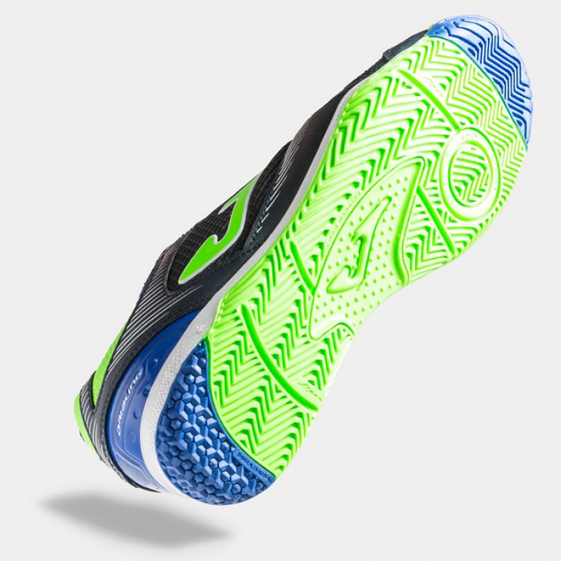 Футзалки  JOMA  черно-салатовые DRIBLING DRIW.933.IN