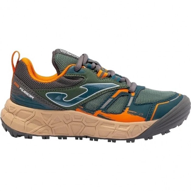 Кроссовки Joma беговые детские зелено-оранжевые KUBOR JKUBS2423