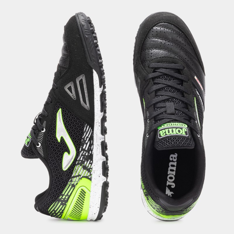 Кроссовки   JOMA для газона черно-зеленые MUNDIAL MUNS2501TF