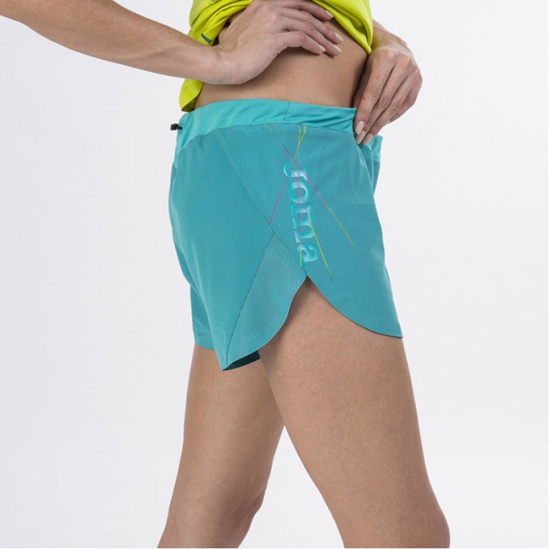 Шорти JOMA  бірюзові жіночі OLIMPIA III 900422.450